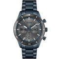 Hugo Boss Santiago 1513865 44mm Men’s Quartz Watch – Grey Dial & Stainless Steel Bracelet