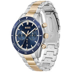 Hugo Boss Santiago 1513937 44mm Men’s Chronograph Watch – Blue Dial & Stainless Steel Bracelet