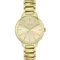 Hugo Boss Signature 1502541 34mm Women’s Quartz Watch – Gold Sunray Dial & Gold-Tone Stainless Steel Link Bracelet
