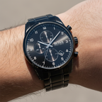 Hugo Boss Skymaster 1513785 44mm Men’s Chronograph Watch – Black Dial & Stainless Steel Bracelet