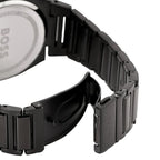 Hugo Boss Steer 1514068 44mm Men’s Chronograph Watch – Grey Dial & Stainless Steel Bracelet