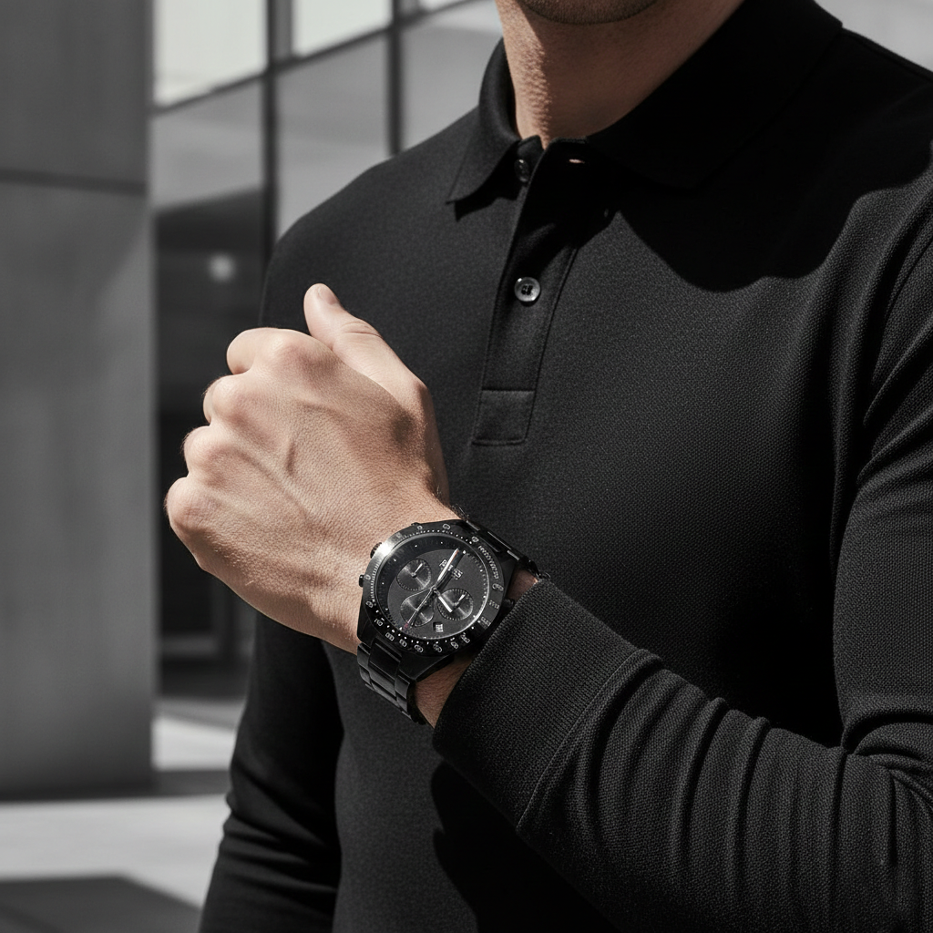 Hugo Boss Talent 1513581 42mm Men’s Chronograph Watch – Black Dial & Stainless Steel Bracelet