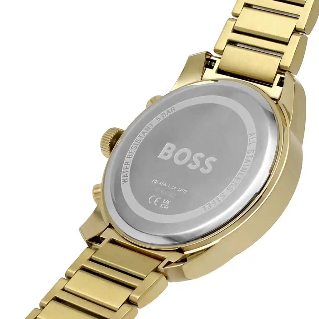 Hugo Boss Trace 1514006 44mm Men’s Chronograph Watch – Black Dial & Stainless Steel Bracelet