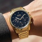 Hugo Boss Trace 1514006 44mm Men’s Chronograph Watch – Black Dial & Stainless Steel Bracelet