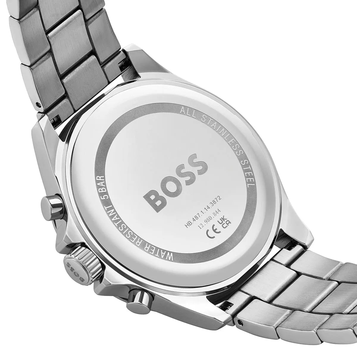 Hugo Boss Troper 1514057 45mm Men’s Chronograph Watch – Black Dial & Stainless Steel Bracelet