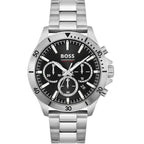 Hugo Boss Troper 1514057 45mm Men’s Chronograph Watch – Black Dial & Stainless Steel Bracelet