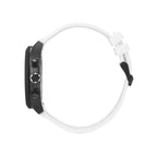 Hugo Boss Velocity 1513718 44mm Men’s Chronograph Watch – Black Dial & White Silicone Strap