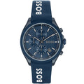 Hugo Boss Velocity 1514061 44mm Men’s Chronograph Watch – Blue Dial & Blue Silicone Strap