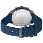 Hugo Boss Velocity 1514061 44mm Men’s Chronograph Watch – Blue Dial & Blue Silicone Strap