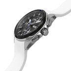Hugo Boss Volane 1513948 44mm Men’s Chronograph Watch – Grey Dial & White Silicone Strap