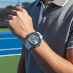 Hugo Boss Volane 1513948 44mm Men’s Chronograph Watch – Grey Dial & White Silicone Strap
