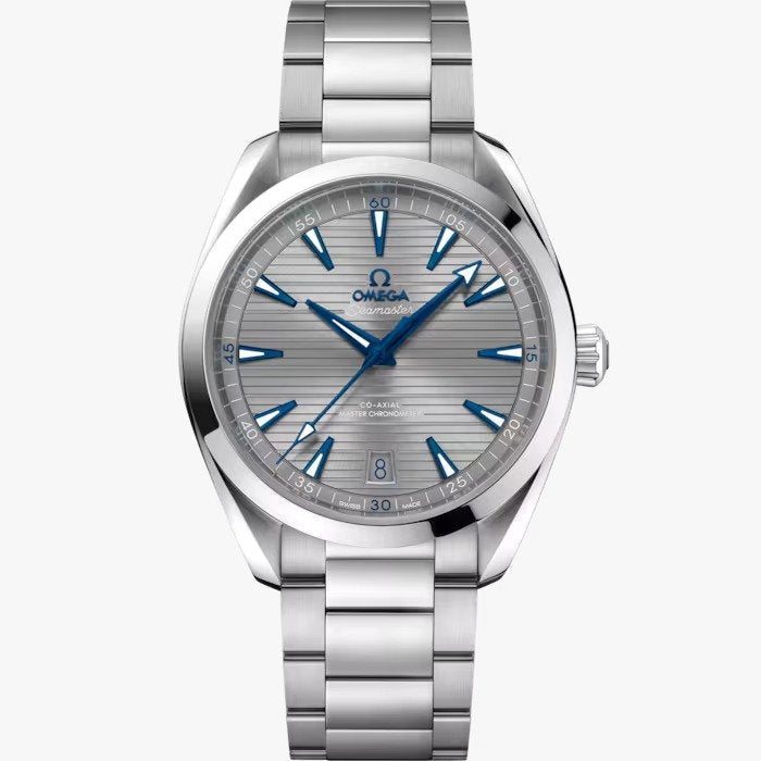Omega Seamaster Aqua Terra 41mm Master Quality Watch – Silver Dial & Stainless Steel Bracelet