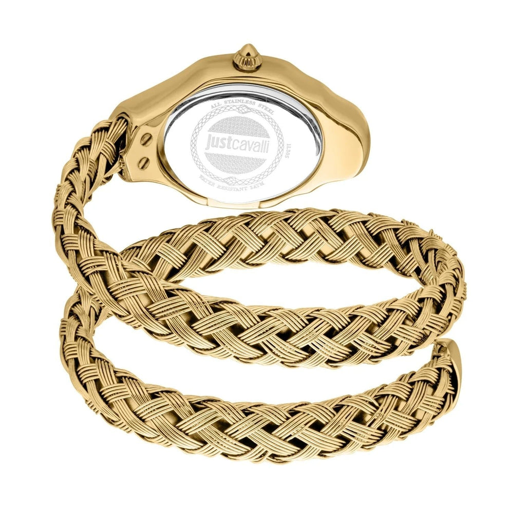Just Cavalli Signature JC1L305M0035 Women's Quartz Watch – Signature with Silver Stainless Steel Bracelet