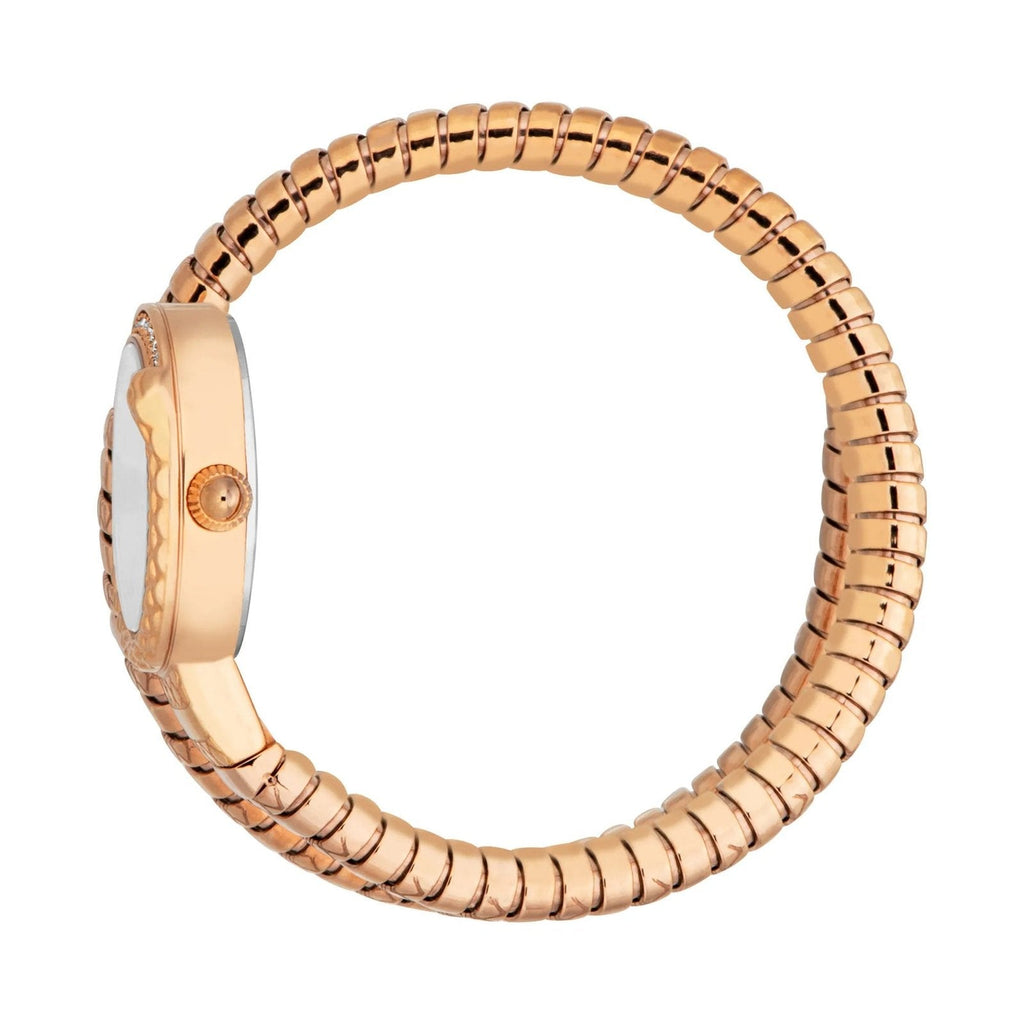 Just Cavalli Signature JC1L301M004 Women's Quartz Watch – Signature with Silver Stainless Steel Bracelet