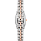 Emporio Armani Signature AR11519 26mm Women's Quartz Watch – Mother-of-Pearl Crystal-Set & Two-Tone Silver and Rose Gold Stainless Steel Bracelet