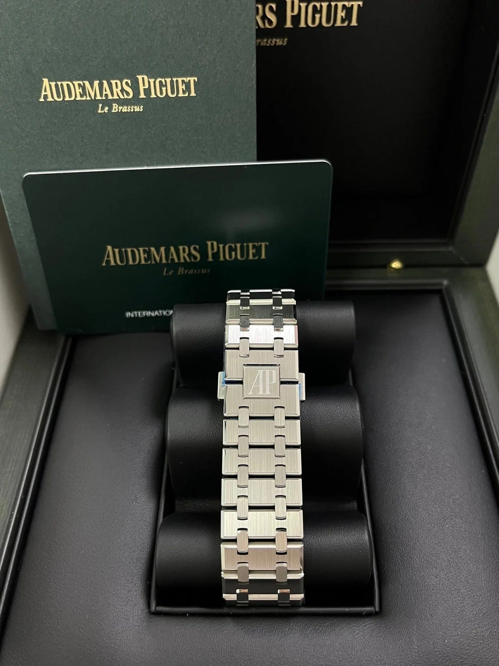 Audemars Piguet Royal Oak Double Balance Wheel Openworked 41mm Men's Automatic Watch – Black with Silver Stainless Steel Bracelet