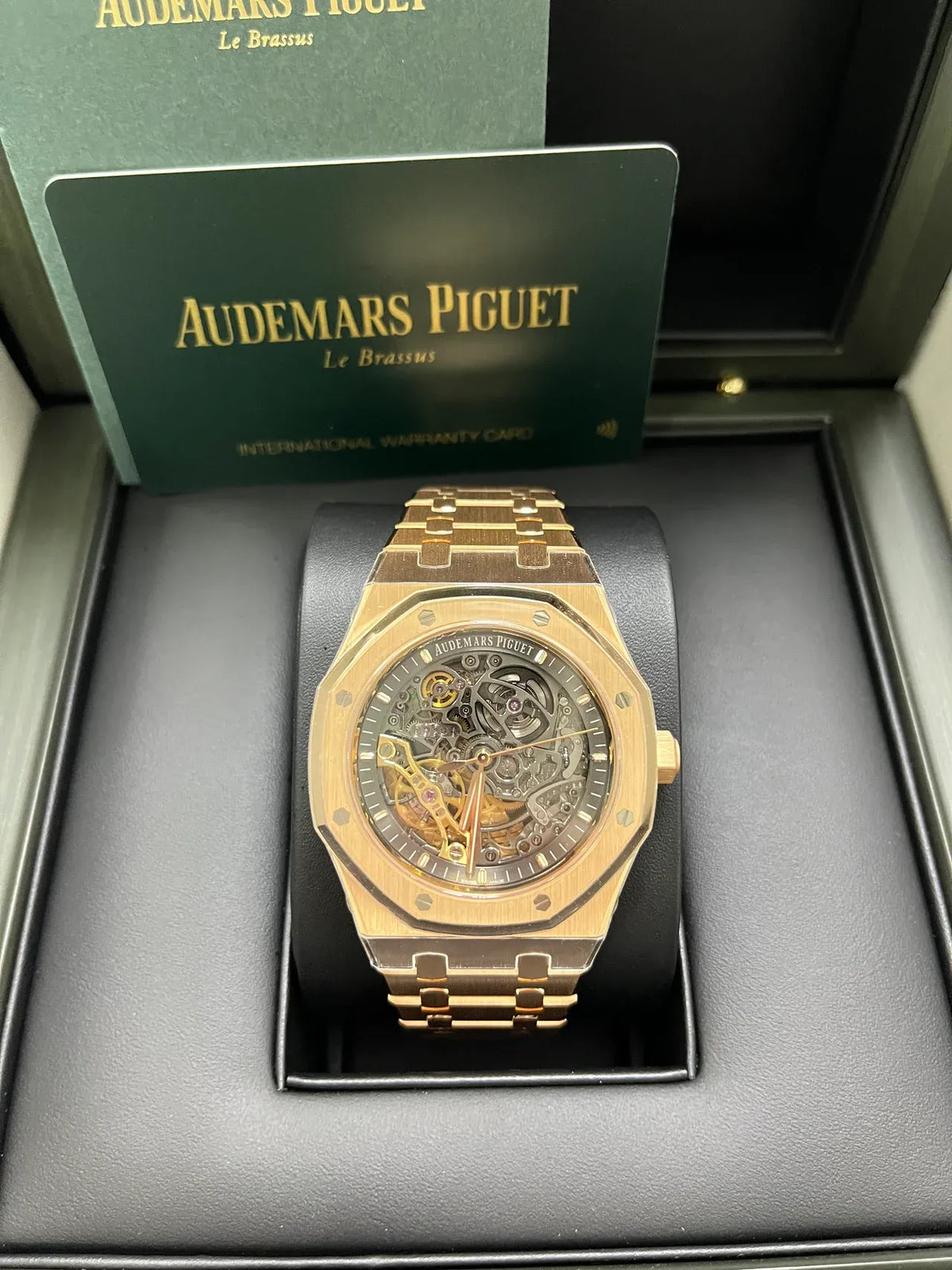 Audemars Piguet Royal Oak Double Balance Wheel Openworked 41mm Men's Automatic Watch – Black with Silver Stainless Steel Bracelet