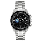 Omega Speedmaster Professional Snoopy Moonwatch 42mm Master Quality Watch – Black Dial & Stainless Steel Bracelet