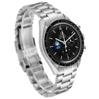 Omega Speedmaster Professional Snoopy Moonwatch 42mm Master Quality Watch – Black Dial & Stainless Steel Bracelet