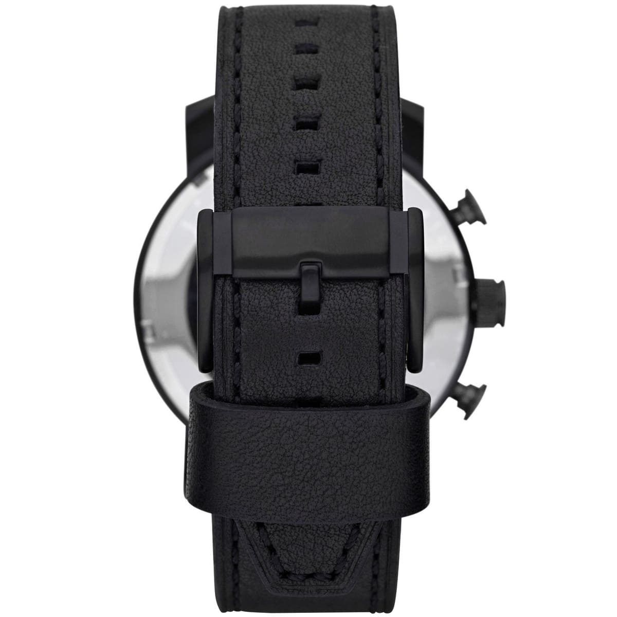 Fossil Nate JR1354 50mm Men’s Chronograph Watch – Black Dial & Black Genuine Leather Strap
