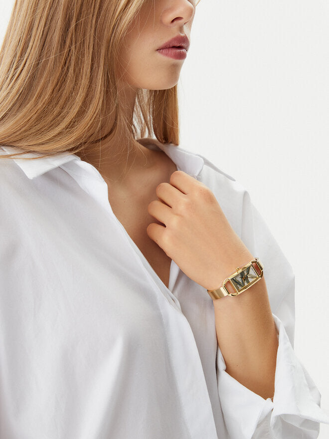 Michael Kors Empire MK4840 30mm Women's Quartz Watch – Gold with Gold Stainless Steel Bracelet