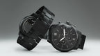 Fossil FS5474 44mm Men’s Quartz Watch – Black Dial & Black Strap