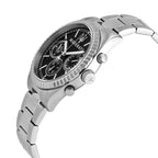 Maserati Competizione R8853100014 43mm Men’s Quartz Watch – Black Sunray Dial & Silver-Tone Stainless Steel Link Bracelet