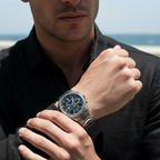 Maserati Competizione R8853100014 43mm Men’s Quartz Watch – Black Sunray Dial & Silver-Tone Stainless Steel Link Bracelet