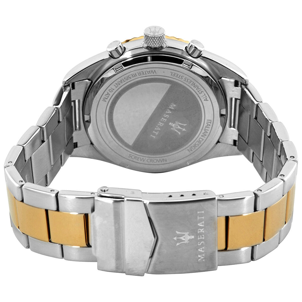 Maserati Competizione R8853100021 43mm Men’s Quartz Watch – Bright Silver Sunray Dial & Two-Tone (silver & Gold) Stainless Steel Bracelet