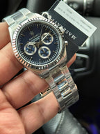 Maserati Competizione R8853100022 43mm Men’s Quartz Watch – Blue Sunray Dial & Silver Stainless Steel Bracelet