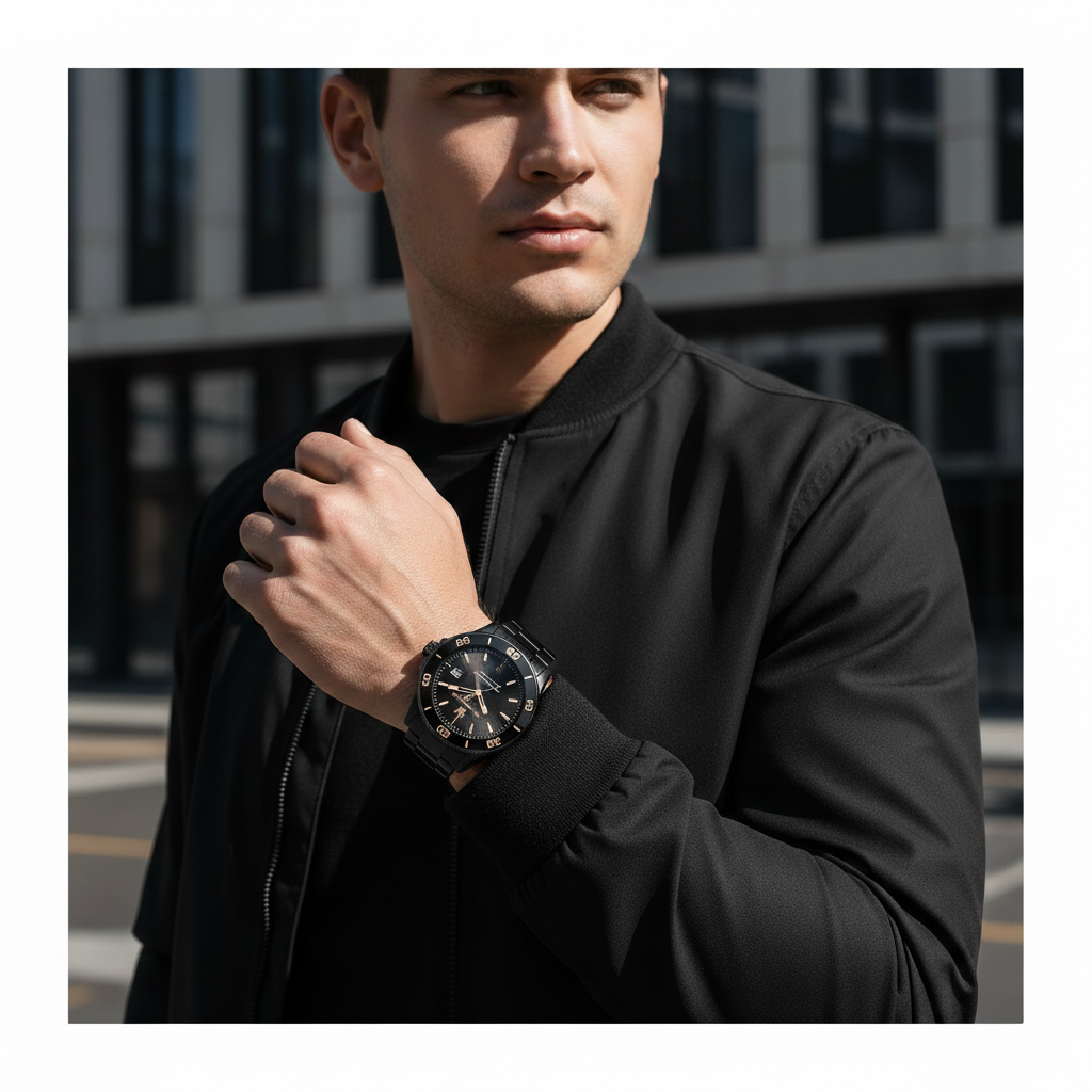 Maserati Competizione R8853100035 43mm Men’s Quartz Watch – Black Dial & Stainless Steel Bracelet