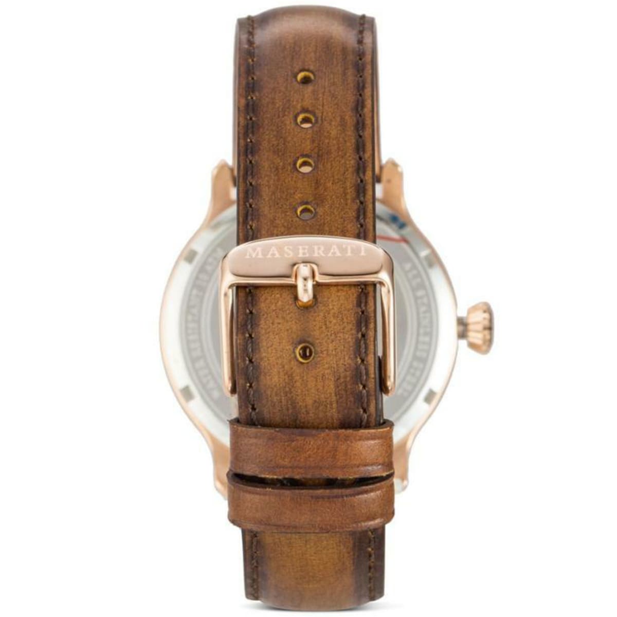 Maserati Epoca R8851118001 42mm Men’s Quartz Watch – Blue Sunray Dial & Brown Genuine Leather Strap