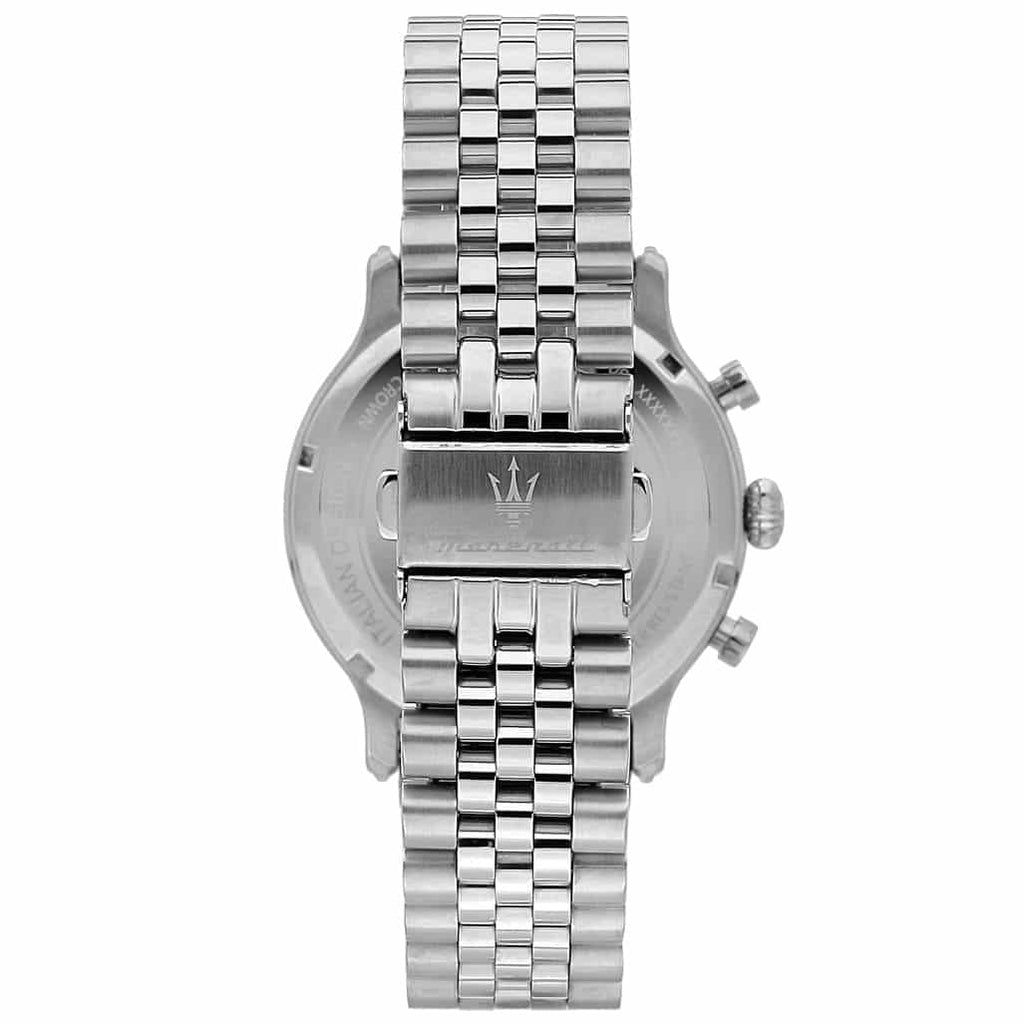 Maserati Epoca R8873618017 42mm Men’s Chronograph Watch – Black Dial & Silver Jubilee Stainless Steel Bracelet