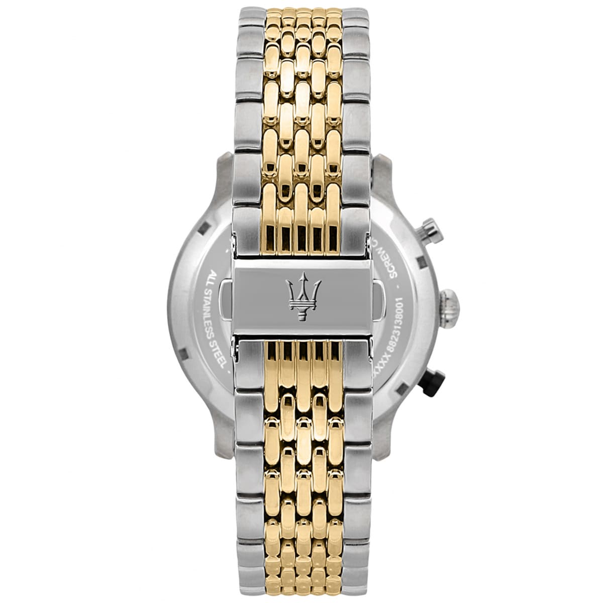 Maserati Legend R8873638003 42mm Men’s Chronograph Watch – Exquisite Bronze/brown Sunray Dial & Two-Tone (silver & Gold) Stainless Steel Bracelet