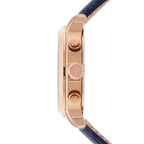 Maserati Epoca R8871618007 42mm Men’s Chronograph Watch – Blue Sunray Dial & Blue Croco-Embossed Leather Strap