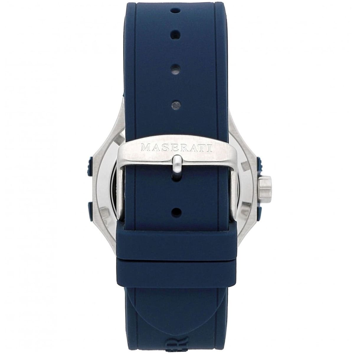 Maserati Potenza R8821108035 42mm Men’s Automatic Watch – Skeleton Dial & Blue Silicone Strap