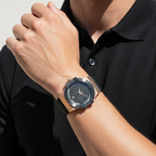 Maserati Potenza R8851108002 42mm Men’s Quartz Watch – Black Textured Dial & Black Rubber Strap