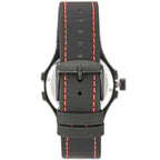 Maserati Potenza R8851108010 42mm Men’s Quartz Watch – Black Textured Dial & Black Leather Strap
