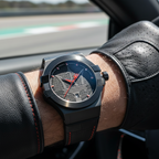 Maserati Potenza R8851108010 42mm Men’s Quartz Watch – Black Textured Dial & Black Leather Strap