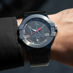 Maserati Potenza R8853108003 42mm Men’s Quartz Watch – Black Dial & Black Stainless Steel Link Bracelet