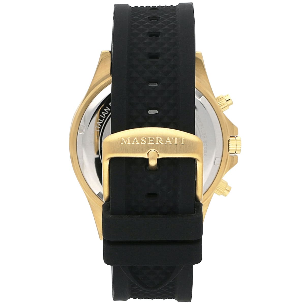 Maserati Sfida R8871640001 44mm Men’s Quartz Watch – Black Dial & Comfortable Black Rubber Strap