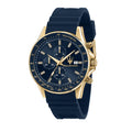 Maserati Sfida R8871640004 44mm Men’s Chronograph Watch – Navy Blue Dial & Blue Rubber Strap