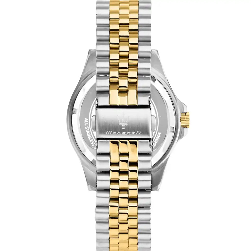 Maserati Sfida R8853140009 44mm Men’s Quartz Watch – Black Dial & Prestigious Jubilee Link Bracelet
