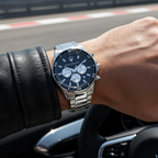 Maserati Sfida R8873640004 44mm Men’s Chronograph Watch – Black Dial & Silver Stainless Steel Bracelet