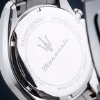 Maserati Traguardo R8873612059 45mm Men’s Chronograph Watch – Silver Skeleton Dial & Silver-Tone Link Bracelet