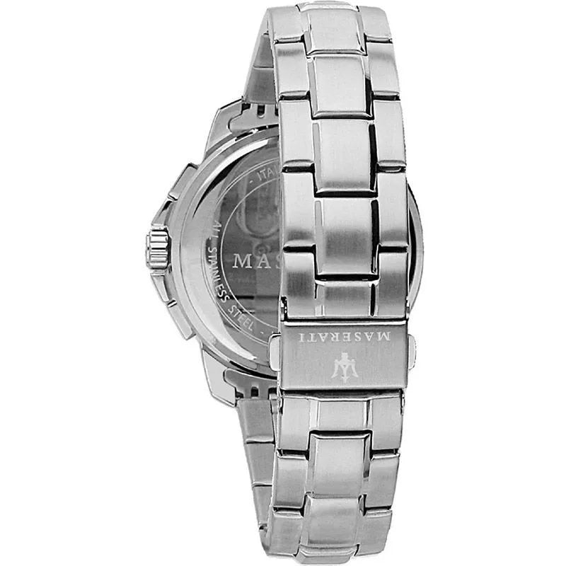 Maserati Successo R8873621004 44mm Men’s Chronograph Watch – Grey Sunray Dial & Stainless Steel Bracelet