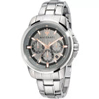 Maserati Successo R8873621004 44mm Men’s Chronograph Watch – Grey Sunray Dial & Stainless Steel Bracelet