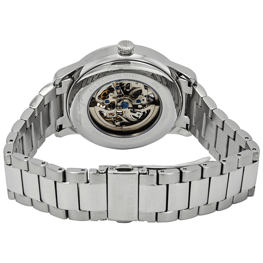 Maserati Tradizione R8823125001 40mm Men’s Automatic Watch – White Dial & Silver-Tone Link Bracelet