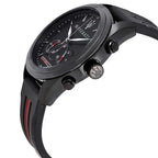 Maserati Traguardo R8871612004 45mm Men’s Chronograph Watch – Black Sunray Dial & Black Silicone Strap