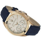 Maserati Traguardo R8871612016 45mm Men’s Chronograph Watch – Ivory / Beige Dial & Blue Leather Strap